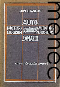 Granberg, John: Englantilais-suomalais-ruotsalainen autosanasto