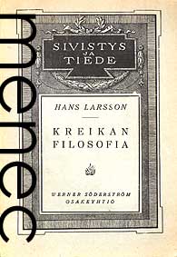 Larsson, Hans: Kreikan filosofia