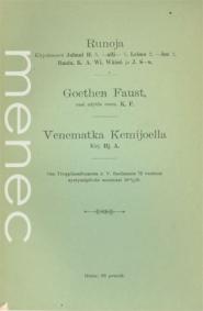 A[ppelgren], Hj[almar]: Venematka Kemijoella