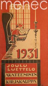 Akateeminen kirjakauppa. Joululuettelo 1931
