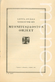 Lotta-Sv�rd Yhdistyksen muonitusjaoston ohjeet