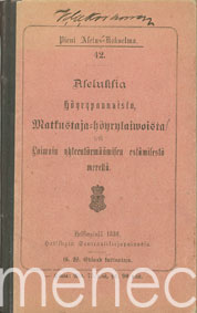 Asetuksia h�yrypannuista, Matkustaja-h�yrylaiwoista sek� Laiwain yhteent�rm��misen est�misest� merell�
