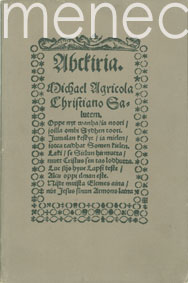 Agricola, Mikael: ABCkiria