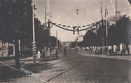 Tampere, Hämeenkatu ja Hotelli Seurahuone, liikennepoliisi 