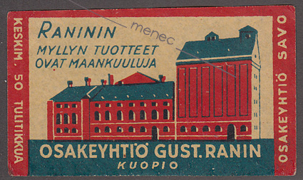 Raninin myllyn tuotteet ovat maankuuluja 
