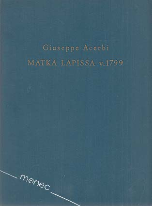 Acerbi, Giuseppe - Matka Lapissa v. 1799 