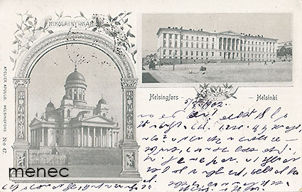 Helsinki, taidekortti, Suurkirkko ja yliopisto 