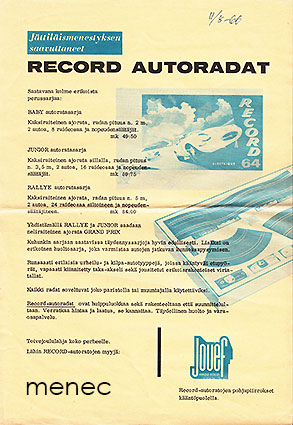 Record autoradat, esite 