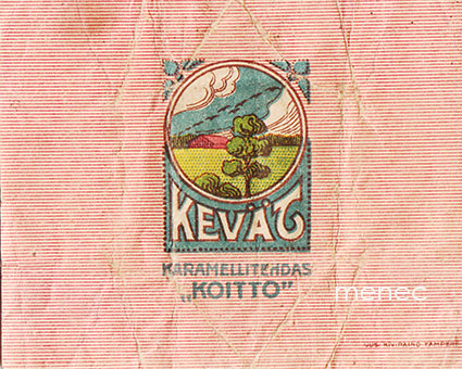 Kevät, makeisetiketti 