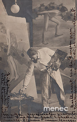 Hugo Simberg, kortti taiteilijatovereiden käyttämänä 