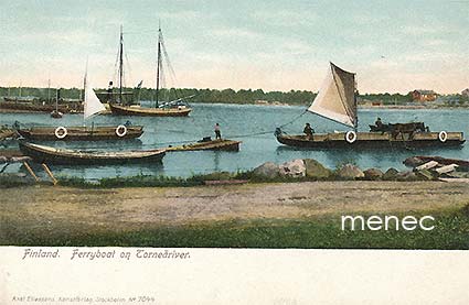 [Tornionjoki], Ferryboat on Torneåriver 
