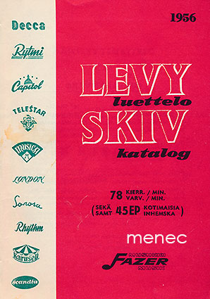 Levyluettelo 1956 