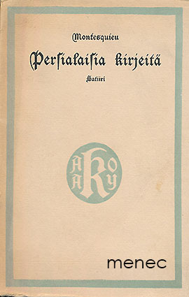Montesquieu - Persialaisia kirjeitä 