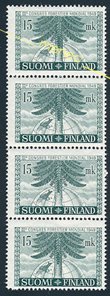 III maailman metsäkongressi, 15 mk, 4 kpl 