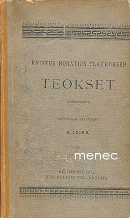Flaccus, Quintus Horatius - Teokset 
