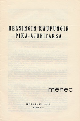 Helsingin kaupungin pika-ajuritaksa 
