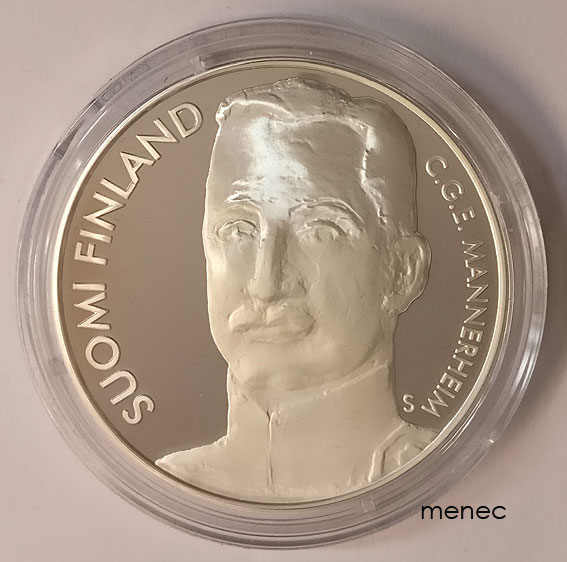 Mannerheim ja Pietari, juhlaraha, 10 euroa 