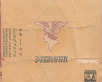Mercur, makeisetiketti 