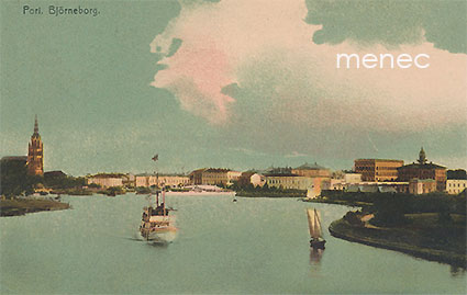 Pori, Höyrylaiva poistuu satamasta 