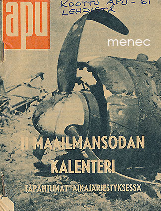 II maailmansodan kalenteri, Apu-lehden nurkkaromaani 