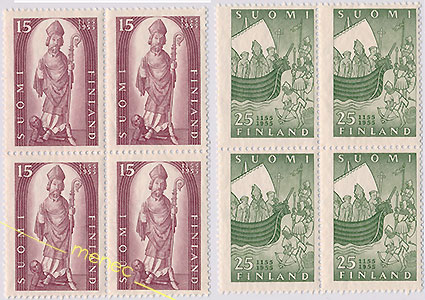 Suomen kirkko 800 vuotta 1955, nelilöt 