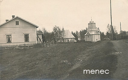 Virolahti, kylätie ja kirkko 