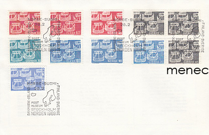 Post Museum Norden 1969, FDC 