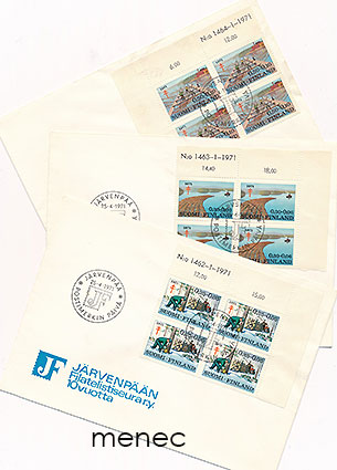Tuberkuloosi 1971, 3xFDC 