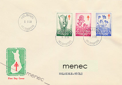 Tuberkuloosi 1958, FDC 