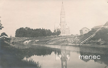 Kauhava, jokimaisema ja kirkko 