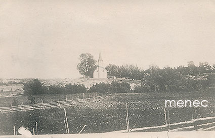 Lumparland, kirkko peltomaisemassa 