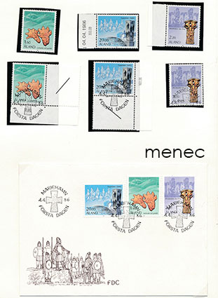 Ahvenanmaa, Historiallinen sarja 1986, 6 kpl + FDC 