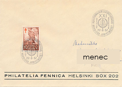  Pohjoismainen lakimieskokous 1957, erikoisleima 