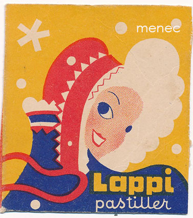 Lappi-pastilliaskin kansi, tyttö 