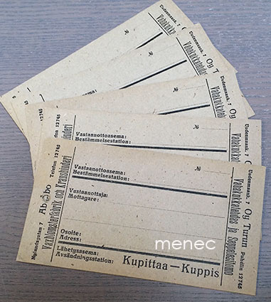 Turun Vahakukkatehdas ja Seppeleensitomo, lähetyskortteja 5 kpl 