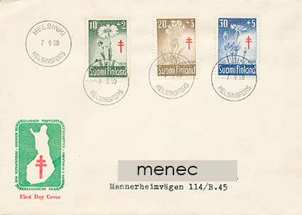 Tuberkuloosi 1959, FDC 