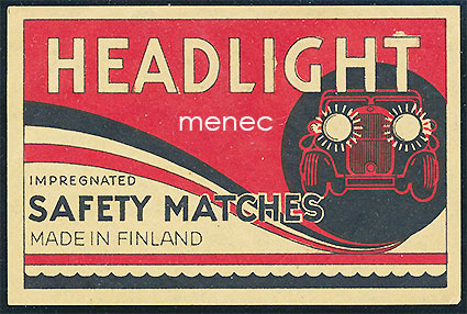 Vientietiketti, iso, Headlight 