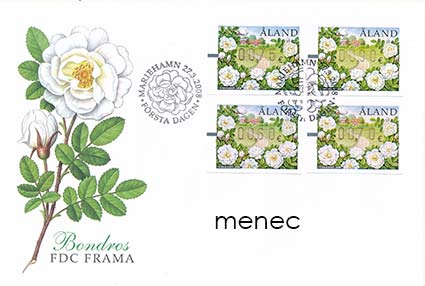Ahvenanmaa, Frama 2008, Juhannusruusu, FDC 