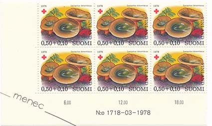 Punainen Risti 1978, 0,50+0,10, numerokuusilo 