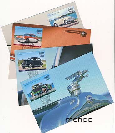 Ahvenanmaa, Veteraaniautoja 2005, 4xFDC maksimikorteilla + 2x vihko ÅV15 