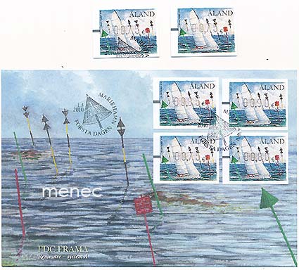 Ahvenanmaa, Frama 2010, Reimareita, 2 kpl + FDC 