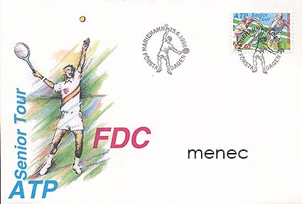 Ahvenanmaa, Tennisturnaus 1998, 2 arkkia + FDC 