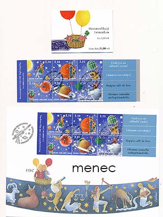 Ystävyydellä 2000, 2x vihko V49 + FDC 