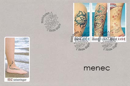 Ahvenanmaa, Tatuointeja 2006, 2x vihko ÅV17 + FDC  