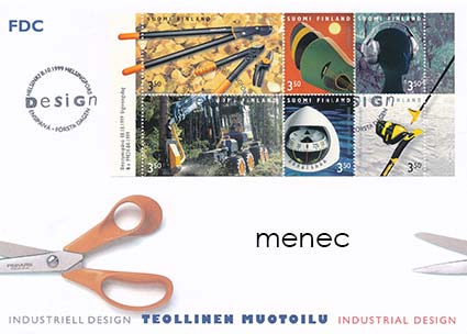 Suomalainen muotoilu 1999, 2x vihko V47 + FDC 