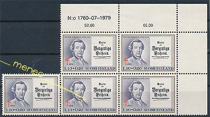 Tuberkuloosi 1979, 1,10+9,20, Peter Forsskål, 5 kpl, numero 
