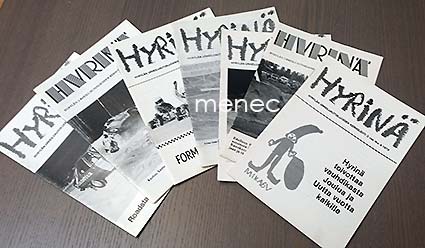 Hyrinä. Hyrylän Urheiluautoilijoiden kerholehti. 7 numeroa 1977-1980 