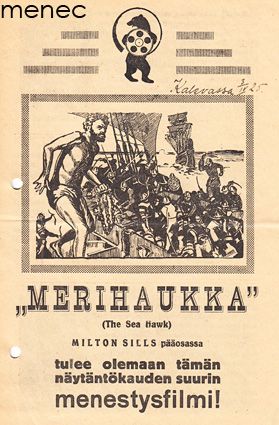 Merihaukka, elokuvamainos 