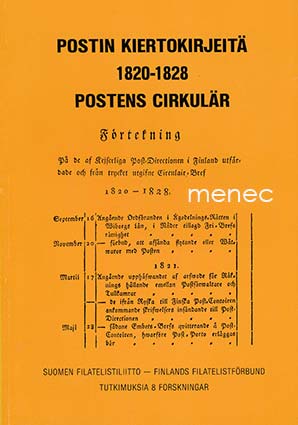 Postin kiertokirjeitä 1813–1820 