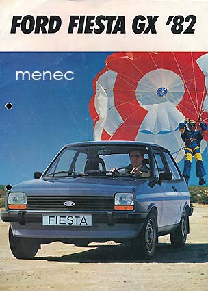Ford Fiesta GX '82, esite 